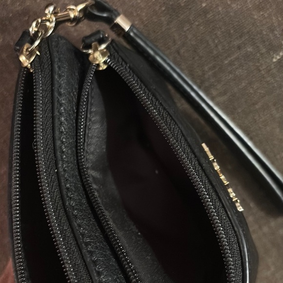 Coach Black Leather Wristlet - Picture 5 of 5